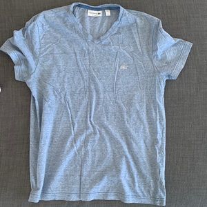 Lacoste men’s v neck Pima cotton tees